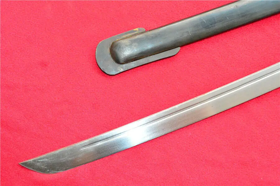 Military Japanese NCO Sword Samurai Katana Steel Sheath Matching Number Brass Handle