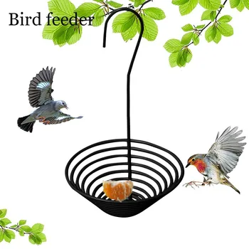 

1pc Metal Hanging Rust Proof Bird Feeder Hanging Hummingbird Feeder Garden Outdoor Bird Feeding Tool for Garden
