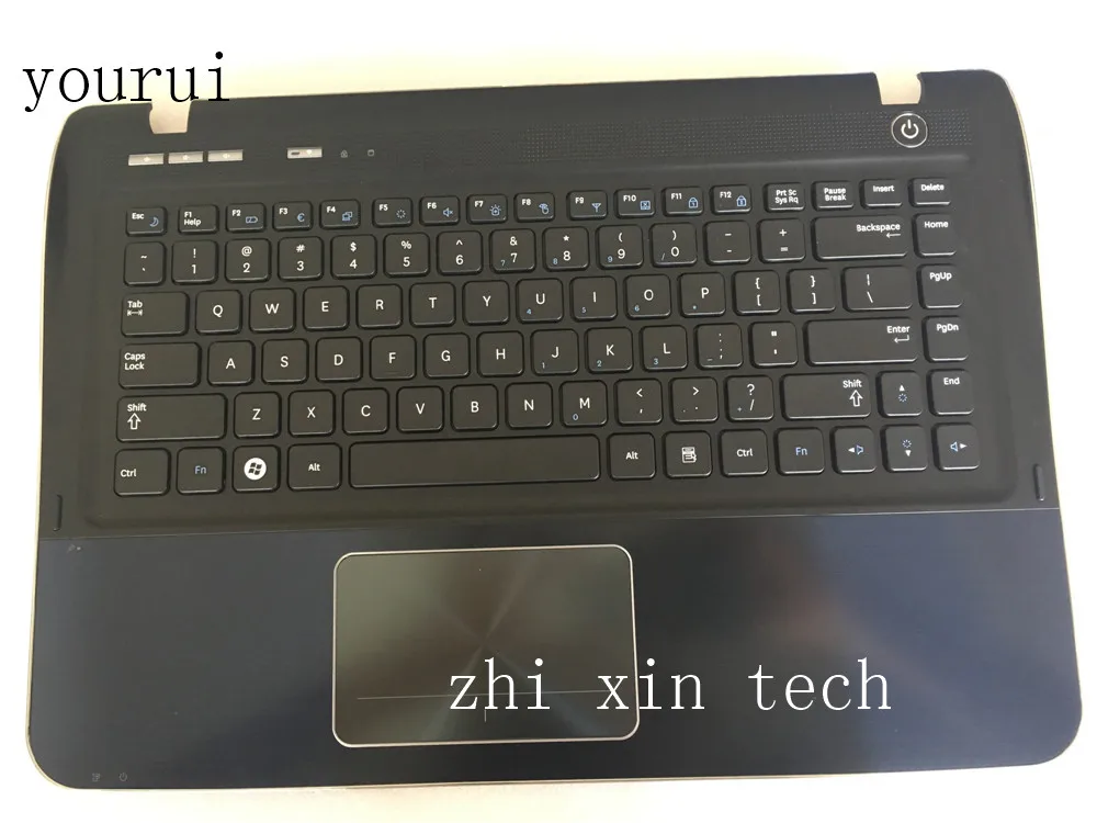 Yourui Клавиатура для ноутбука samsung SF410 SF411 NP-SF410 NP-SF411 клавиатура с подставкой верхняя крышка корпуса