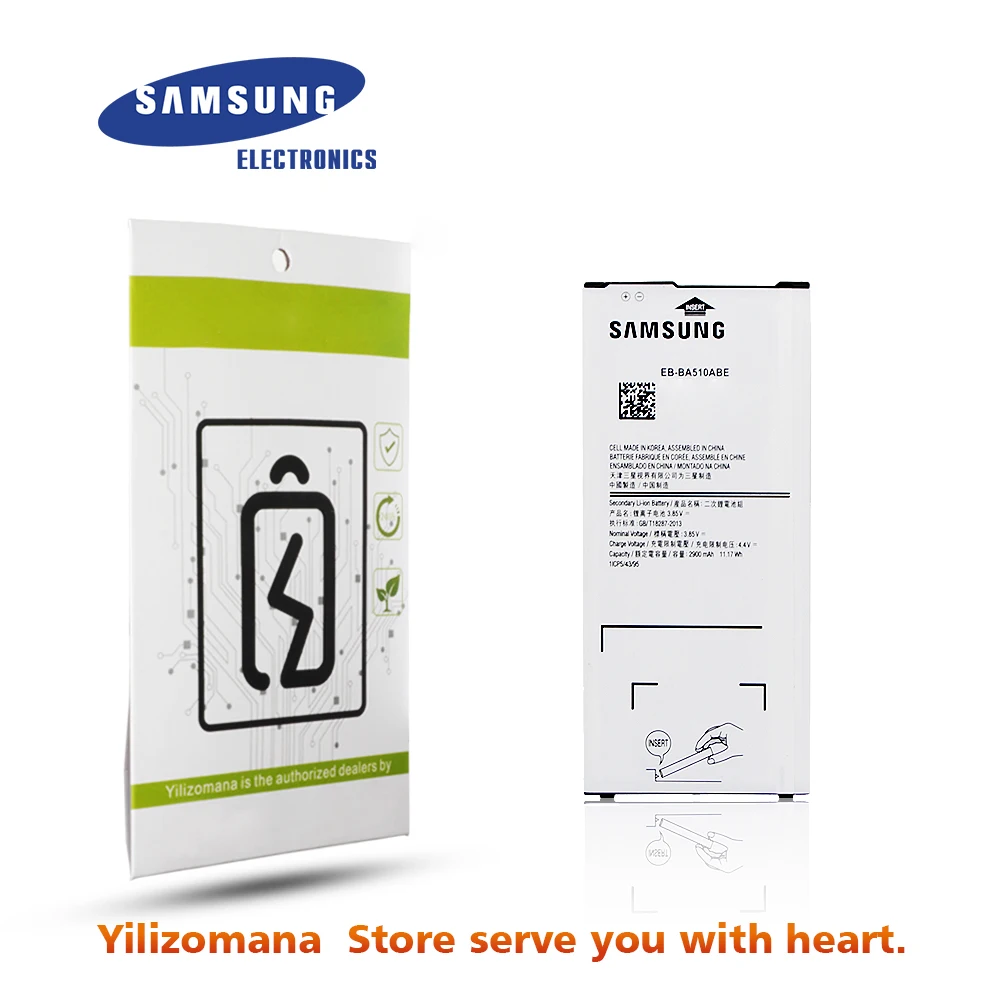 Оригинальный аккумулятор для SAMSUNG A510 EB BA510ABE 2900 мАч Samsung Galaxy A5 2016 A510F SM A510M A510DS