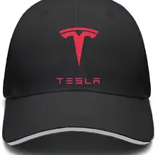 Мужские и женские регулируемые бейсболки с логотипом Tesla-Trucker Dad