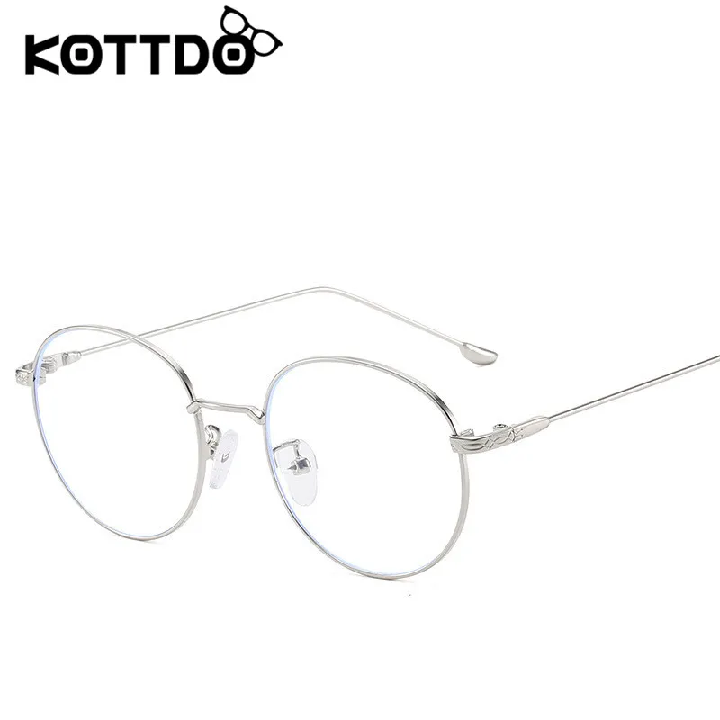 KOTTDO, классические круглые оправы для очков для женщин, Vinatge, компьютерные оправы для очков по рецепту, мужские очки Gafas Oculos