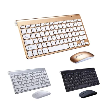 

2.4G Keyboard Mouse Combo Set Multimedia Wireless Gaming Keyboard and Mouse For Notebook Laptop Mac Desktop PC TV Office Supply