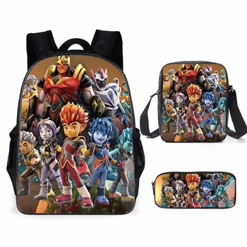 

Games Gormiti Children Cartoon 3D School Bags Boys Girls Primary School Backpack Kids Backpack Schoolbags Mochila Infantil