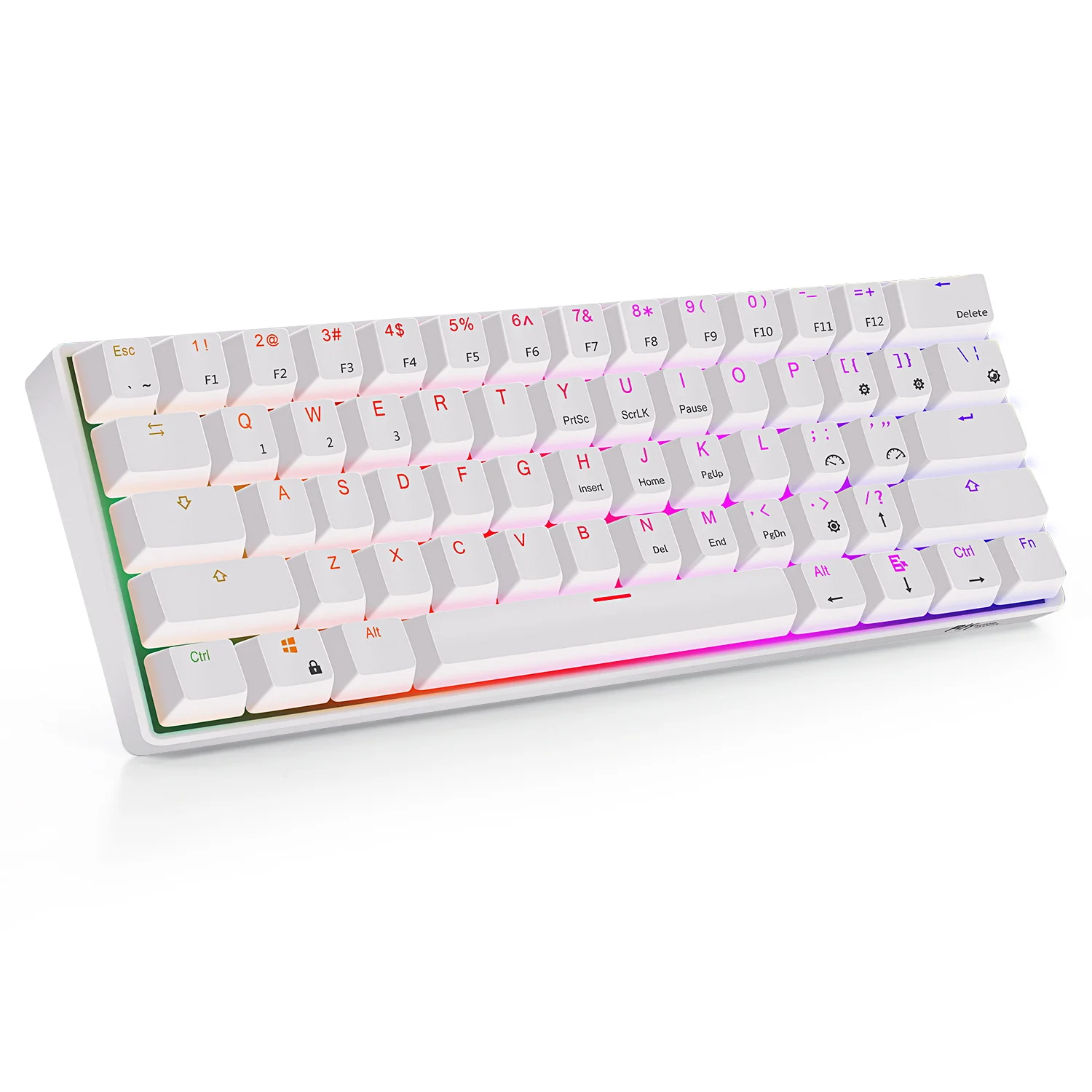 RK RK61 Mechanical Gaming Black Keyboard Wireless Bluetooth 60%