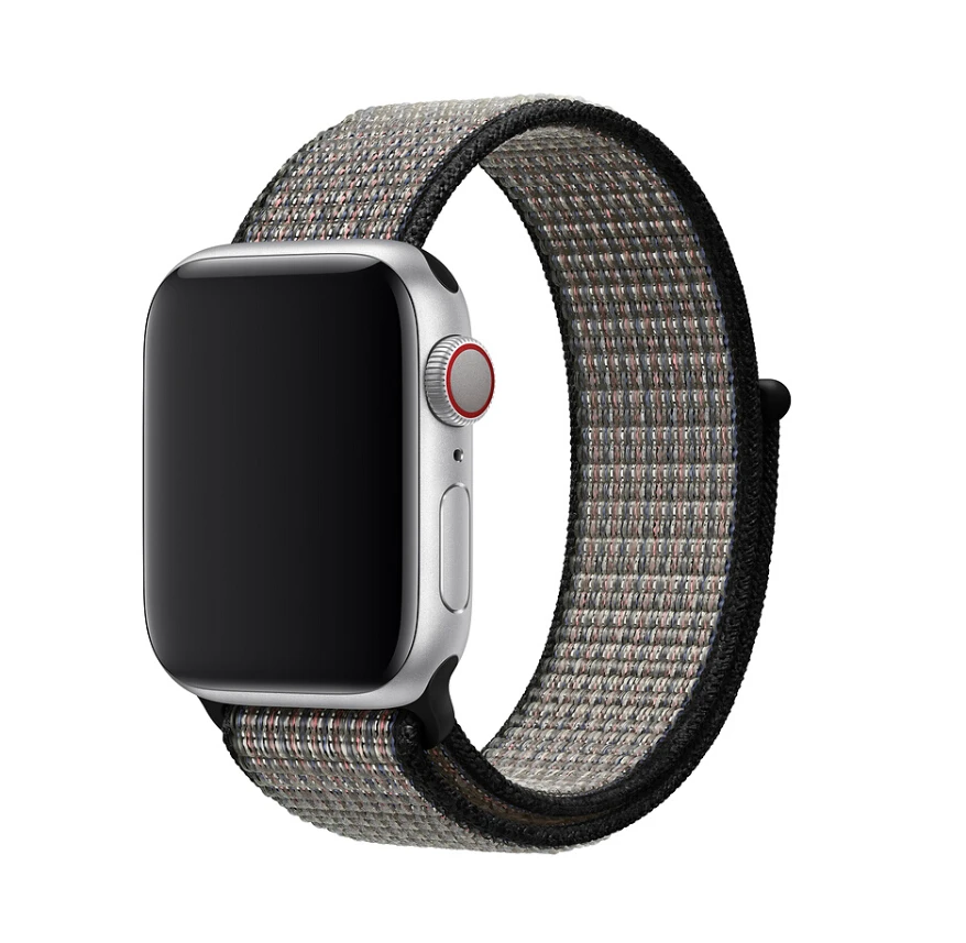 royal pulse lava Новинка, цветной тканый нейлоновый спортивный ремешок для Apple Watch, 42 мм, 38 мм, 40 мм, 44 мм, мягкий браслет, ремешок для iWatch, серия 5, 4, 3, 2, 1 - Цвет ремешка: royal pulse lava