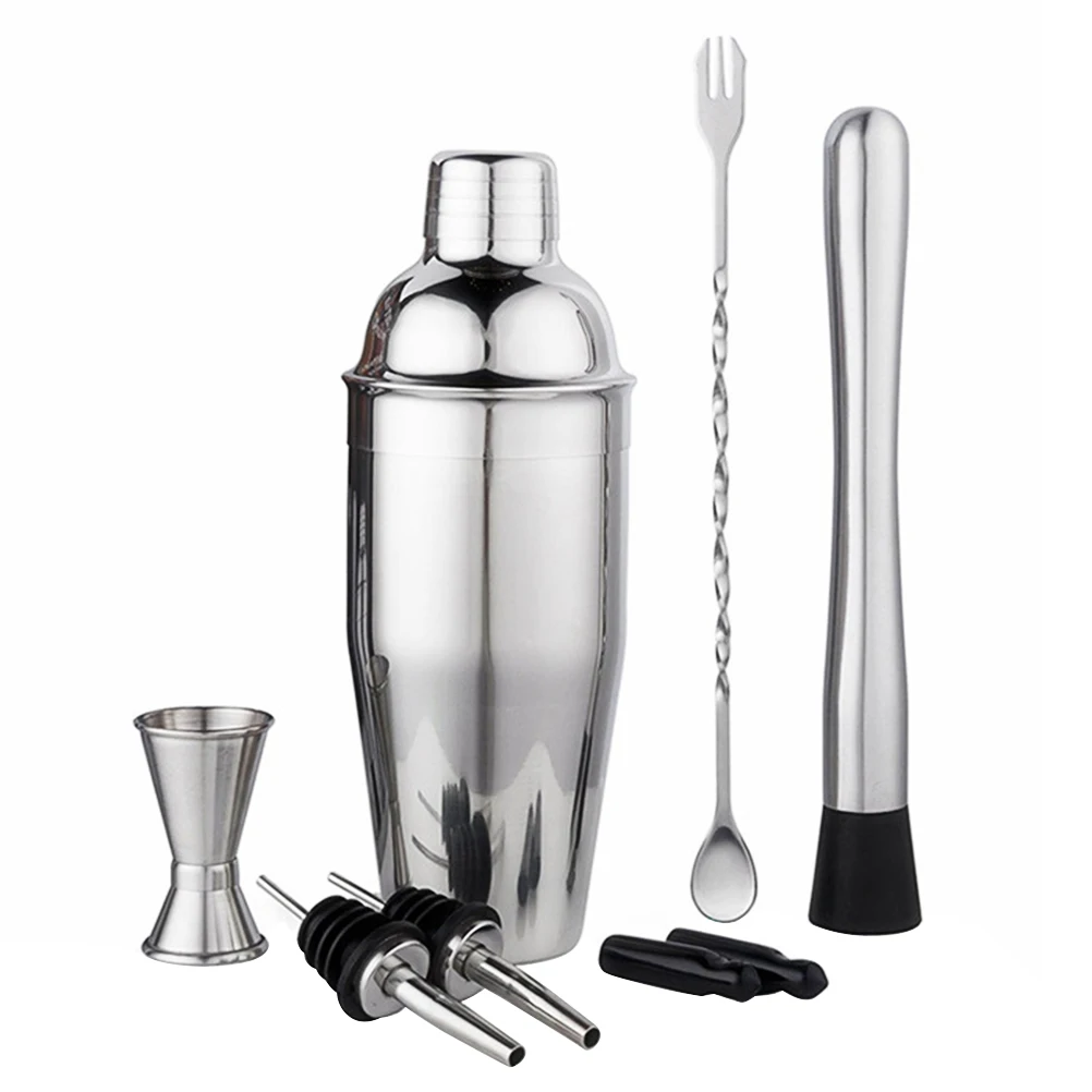 1 Набор из 6 коктейльных шейкеров нержавеющей стали миксер для виски бары