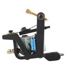 Черная Вулканизированная углеродистая сталь, татуировочная машинка высокого качества катушки татуировки машина для лайнера шейдера тела искусства прибор для тату