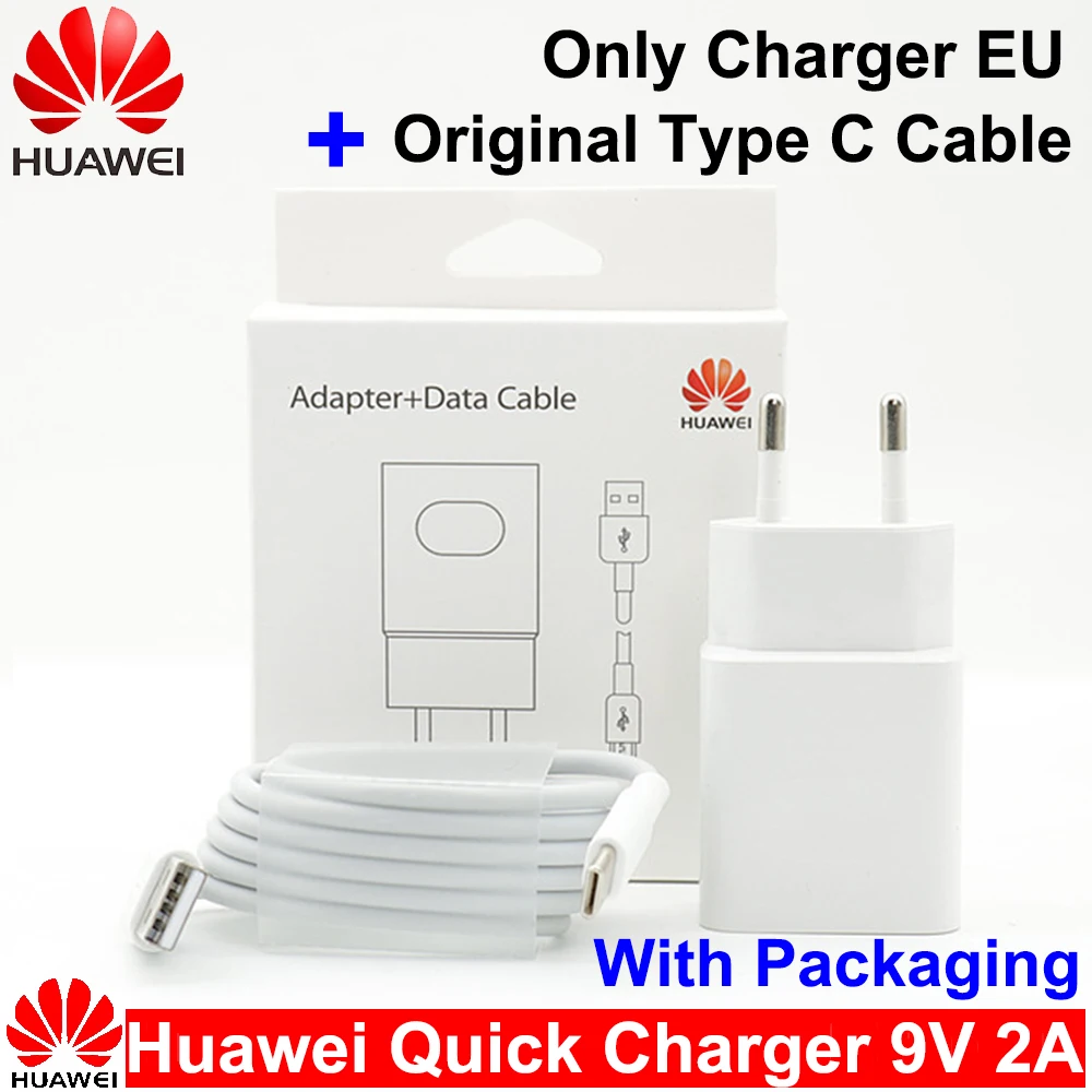 Huawei 9V2A UK/EU/US Fast Charger QC2.0 Quick Fast Charge Adapter Type C/Micro USB Cable For Mate 7 8 10Lite P8 9 10Lite Honor 8 usb charger Chargers