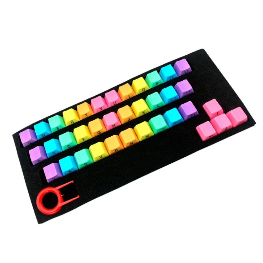 37 Key Mechanical Keyboard Gaming Practical Backlit Keycap Set PBT Replacement Colorful Fashion Translucidus Computer Accessory 37 Key Mechanical Keyboard Gaming Practical Backlit Keycap Set PBT Replacement Colorful Fashion Translucidus Computer Accessory