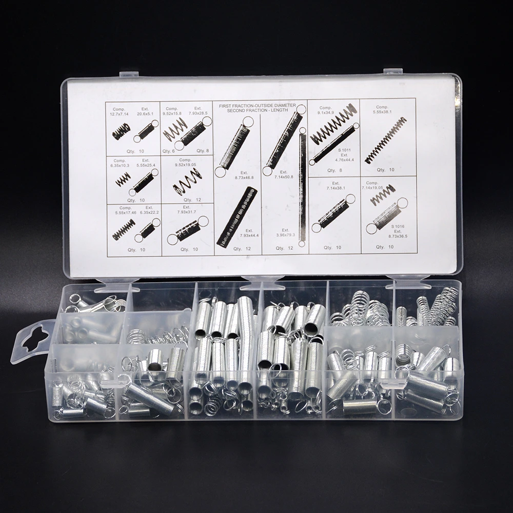 200PCS/set hardware Tension spring compression spring set in box 20