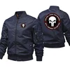Skull Bomebr Jacket Men Winter Windproof Ma-1 Air Thick Pilot Jacket Zipper ceketler casacas Casual Streetwear Coats 4