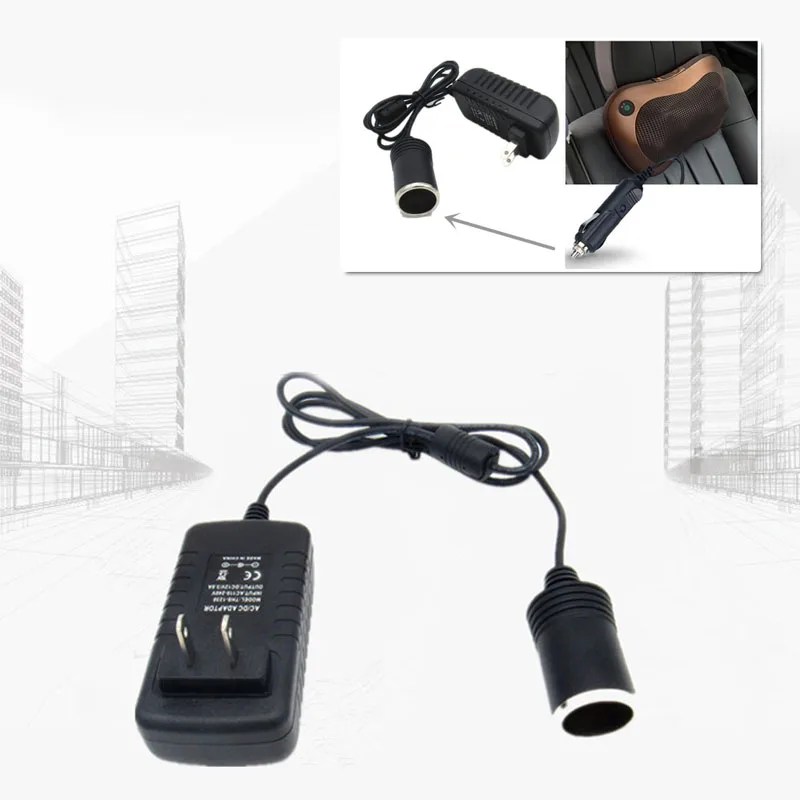 Разъем адаптера переменного тока Прочный Трансвертер трансформатор дома 3A AC 220V