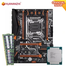 Huananzhi X99 BD4 X99 Moederbord Met Intel Xeon E5 2678 V3 Met 2*16G DDR4 Recc Geheugen Combo kit Set Nvme Ngff Sata Usb 3.0