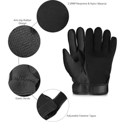 Перчатки для дайвинга женские мужские 2,2 мм Неопреновые Перчатки Для Сноркелинга, плавания, серфинга, плавания, каякинга, аксессуары для