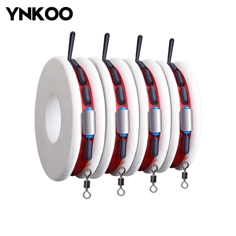 

YNKOO 10pcs High Strength Durable Nylon Fishing Line Group Strong Toughness Fishing Lures Line group