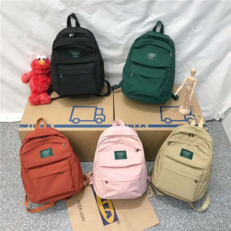 

Simple student bag 2019 new Joker leisure large-capacity backpack