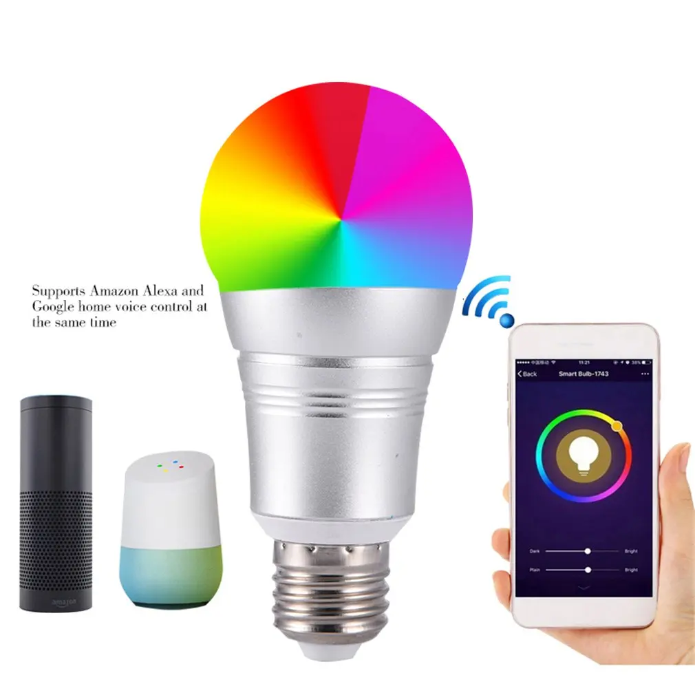 ICOCO E27/B22 goolehome Alexa Голосовое управление лампочка светильник EQ0104201 повседневные принадлежности товары для здоровья и красоты