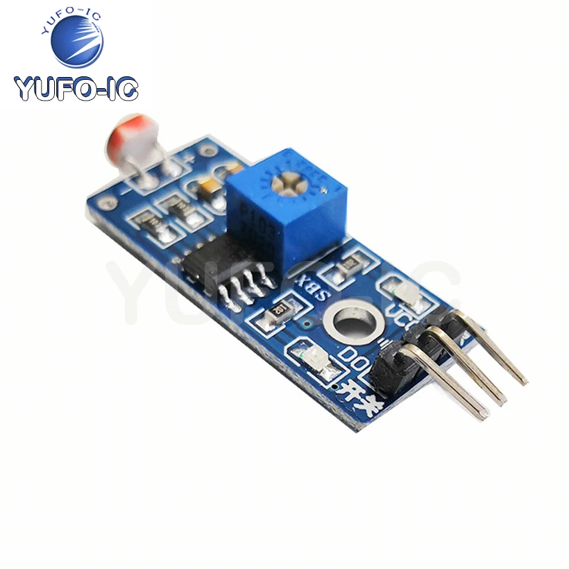 5pcs Photosensitive Electronic Resistance Photoelectric Sensor Single Chip Microcomputer Robot Accessories Intelligent Car | Электронные