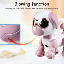 Jouet Robot chien Robot chiot interactif, cadeau d'anniversaire, jouet de noël pour enfants, jouets électriques Robots F7S9