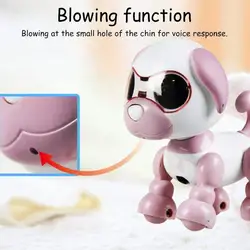 Jouet Robot chien Robot chiot interactif, cadeau d'anniversaire, jouet de noël pour enfants, jouets électriques Robots F7S9 