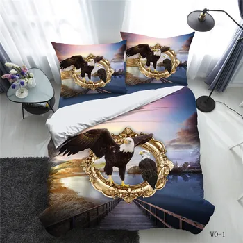 

Dimension Europe 3D Digital Printing Three-piece Set Pillow Case Quilt Cover Europe and America Hot Selling Flower Type