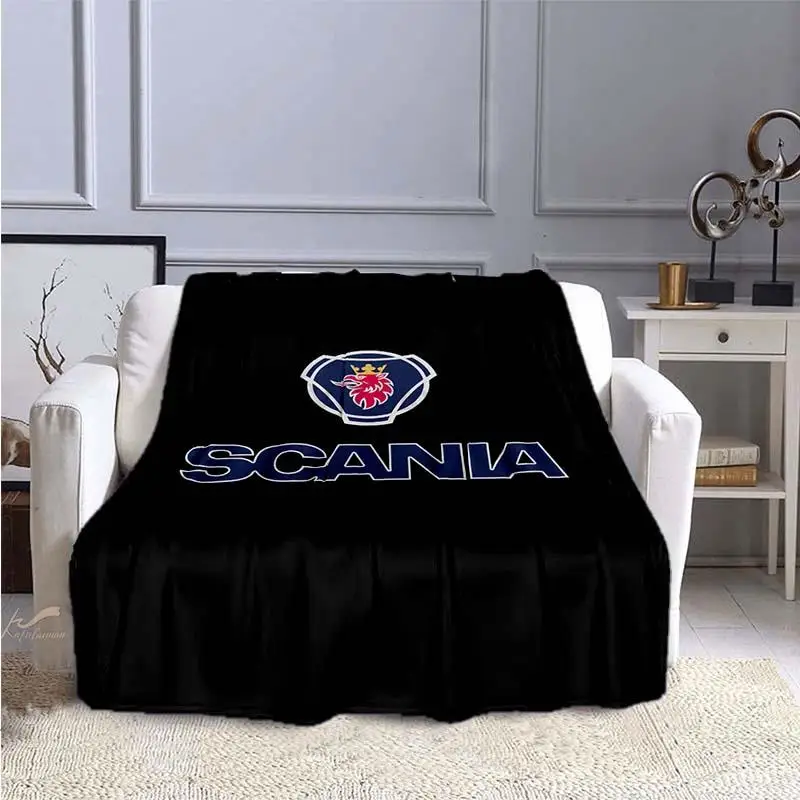 

Scania Decke флис Lkw Decke супер Warme Decke для дома Schlafzimmer Gedruckt Bettdecke blhatk
