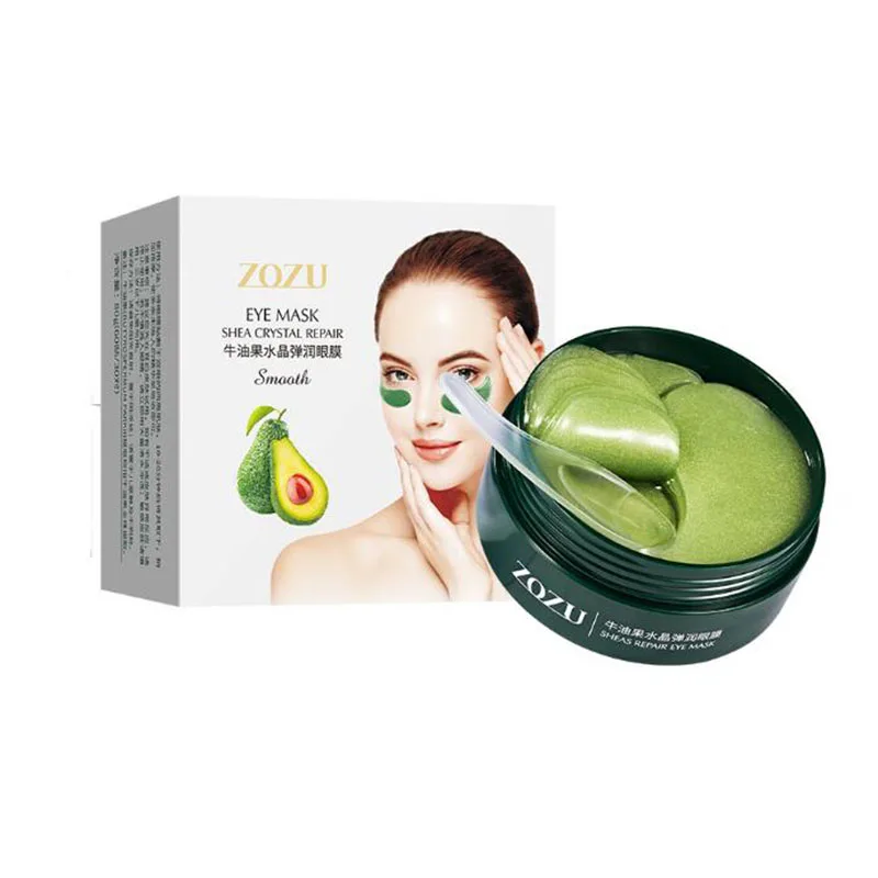 30 Pairs Avocado Eye Mask Nourishing Moisturizing Hydration Eye Patches
