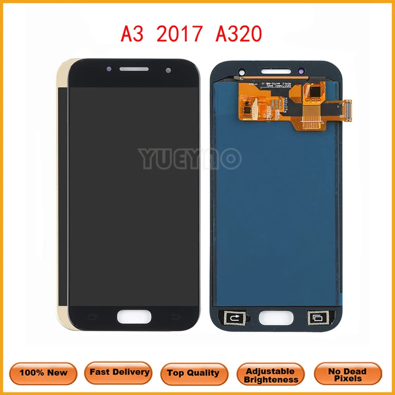 ЖК-дисплей для Samsung Galaxy A3 2017 A320 A320M A320F дисплей с сенсорным экраном и дигитайзером в