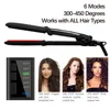 NEW LCD Ultrasonic Hair Infrared Steam Flat Iron Hair Care Cold Iron Recover Hair Damaged Smoothly Hair Treatment Straightener ► Photo 2/6