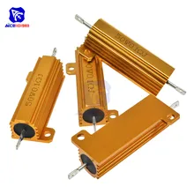 Diymore 50W 0.1R-1KΩ ± 5% проволочный резистор электронный алюминиевый корпус резистор для светодиодный световой делитель частоты сервопривода промышленности