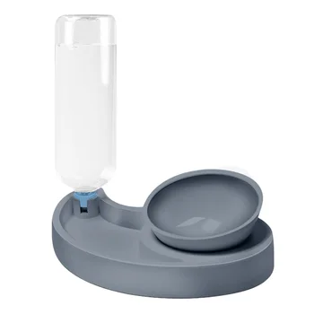 

Adjustable Angle Bottle With Stand Raised Elevated Dish Small Dog Neck Protection Water Feeder Tilted Cat Food Bowls Gravity