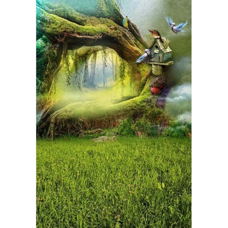 Nitree Photo Studio Props Photography Backdrop Baby Kid Cartoon Fairytale Jungle Vinyl Background Children Birthday Party | Электроника
