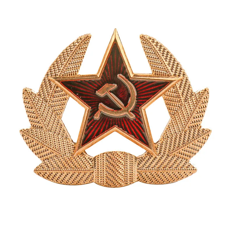 Значки с эмблемой советского армии России и Императорского орла красная звезда