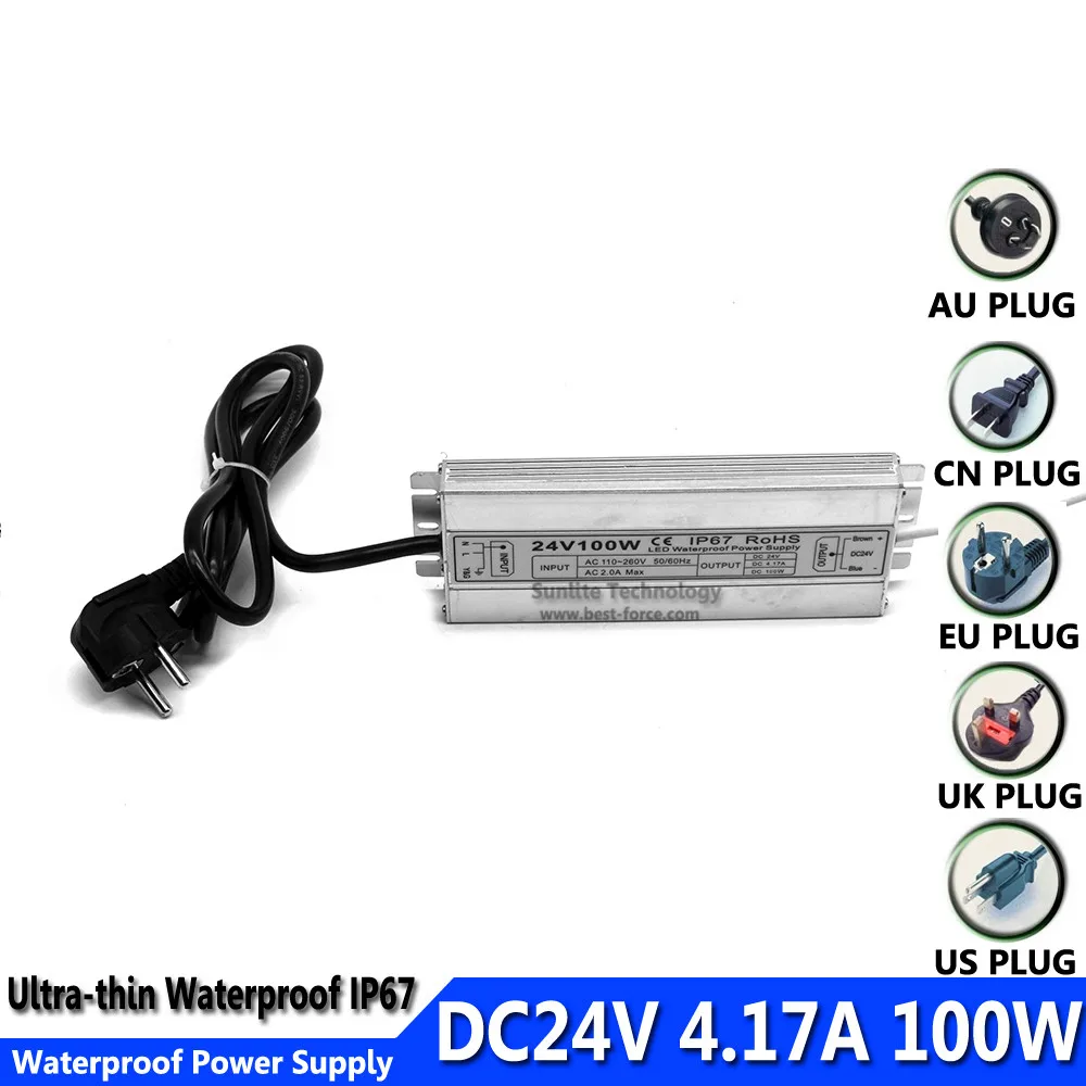 24v100w