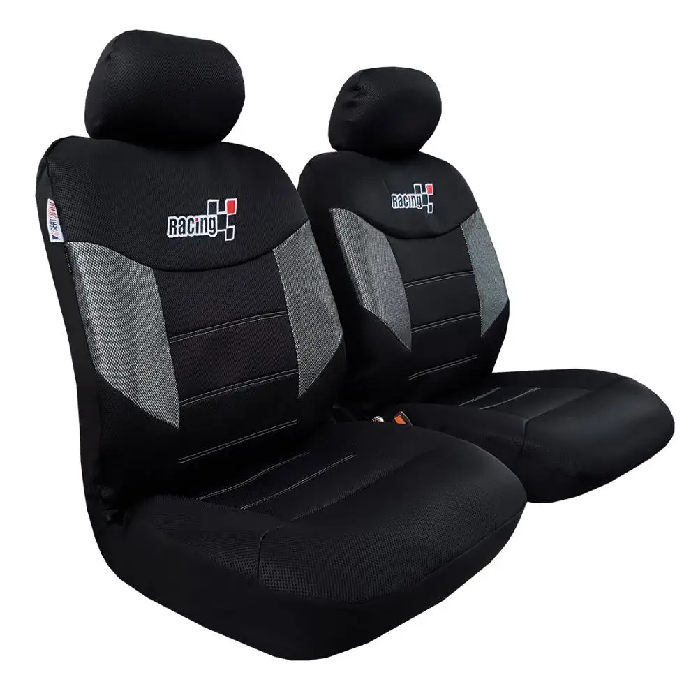Для Toyota Tundra 2006 чехлы для сидений дышащий черный углеродный сетчатый передний