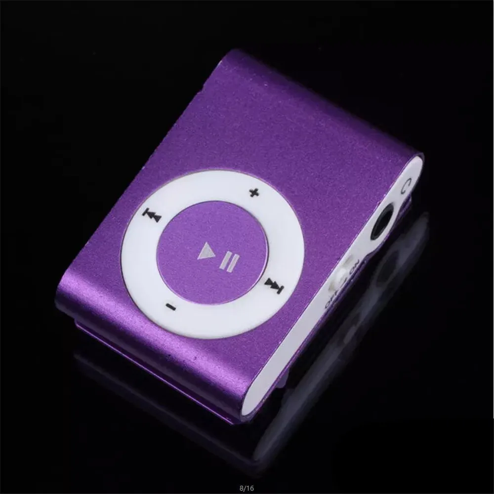 Самый дешевый usb металлический мини-клип mp3-плеер Спортивный Портативный музыкальный цифровой TF/SD слот-плеер mp 3 плеер карта работает цифровой