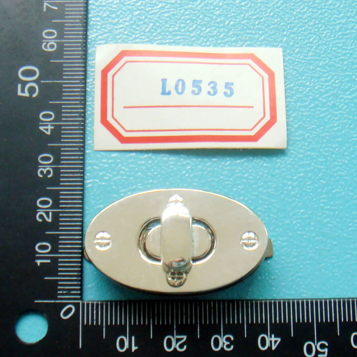 Nickel color 10 компл./лот яйцо Форма высокое качество с поворотной блокировкой застежкой Для женщин сумки из натуральной кожи сумка Запчасти кошелек аппаратных аксессуаров DIY L0535 - Цвет: Nickel color