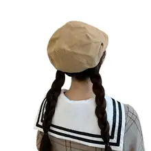 Kuulee, женская кепка s, летняя, универсальная, Ретро стиль, берет для осени и зимы, модная, высокое качество, кепка