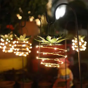 

Pineapple Lamp Solar Landscape Night Light Outdoor Waterproof Courtyard Villa Balcony Garden Hanging Light Control