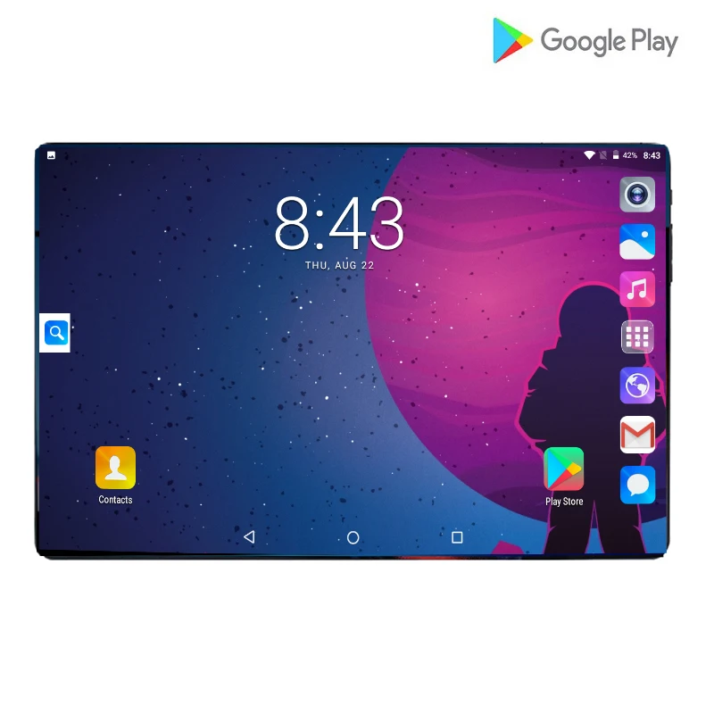 

Hot Super 2.5D Tempered Glass IPS 10 Inch Tablet PC 6GB RAM 64GB ROM Octa Core 3G 4G LTE FDD Dual Sim Cards Android 9.0 Tablets