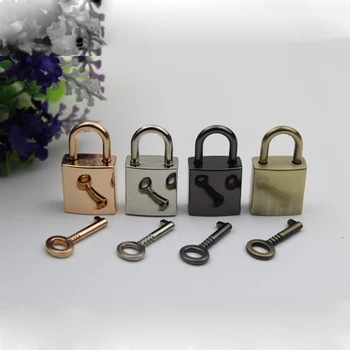

10pcs Decorative Padlocks Luggage Hardware Accessories Accessories Keyless Spring Lock Decoration Padlock Luggage Locks
