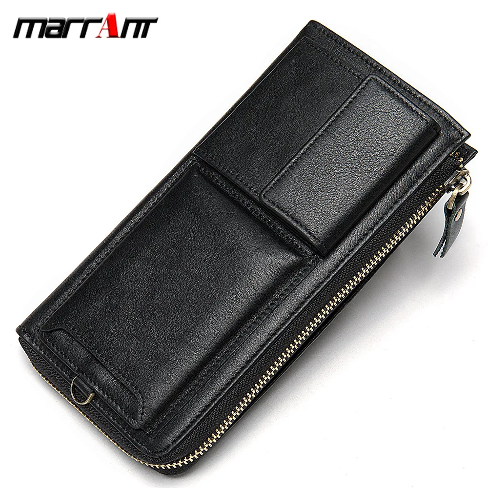 

Wallet More Function Hand Take Genuine Leather Male Shiduo Card Bit Change Bag 8969