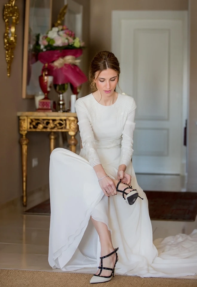 simple church wedding dress