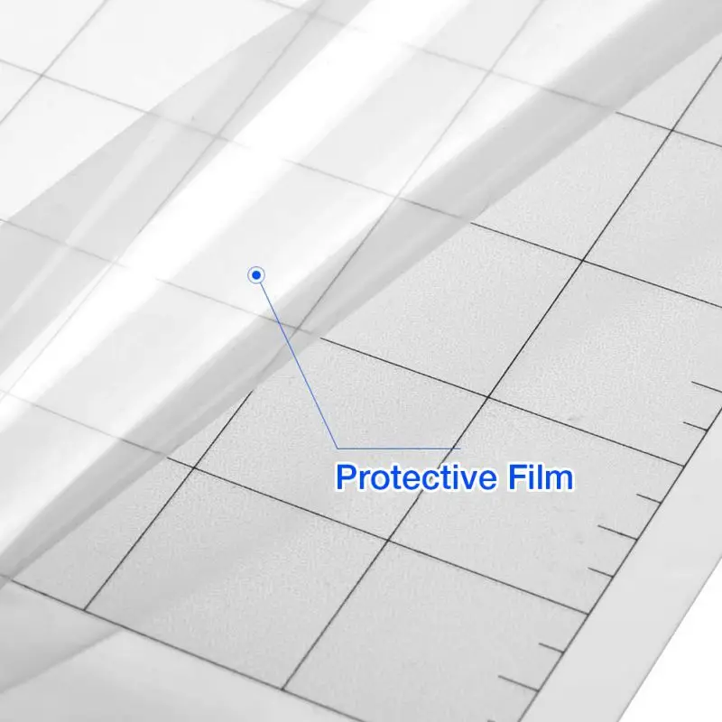 K3Pcs сменная прозрачная сетка для резки ковриков для силуэта режущий плоттер 12x12 дюймов клей прозрачный коврик с измерительной сеткой