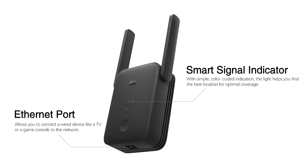 Xiaomi Mi Wifi Range Extender AC1200 2.4GHz Và 5GHz Wifi Repeater Tốc Độ 1200Mbps Wi-Fi Tín Hiệu Mi Không Dây router