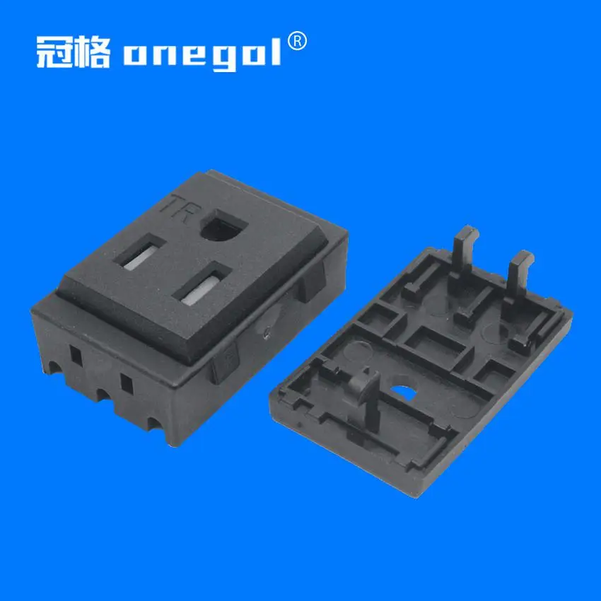 15A125VAC TR Power socket American standard three-plug PDU Security and protection socket