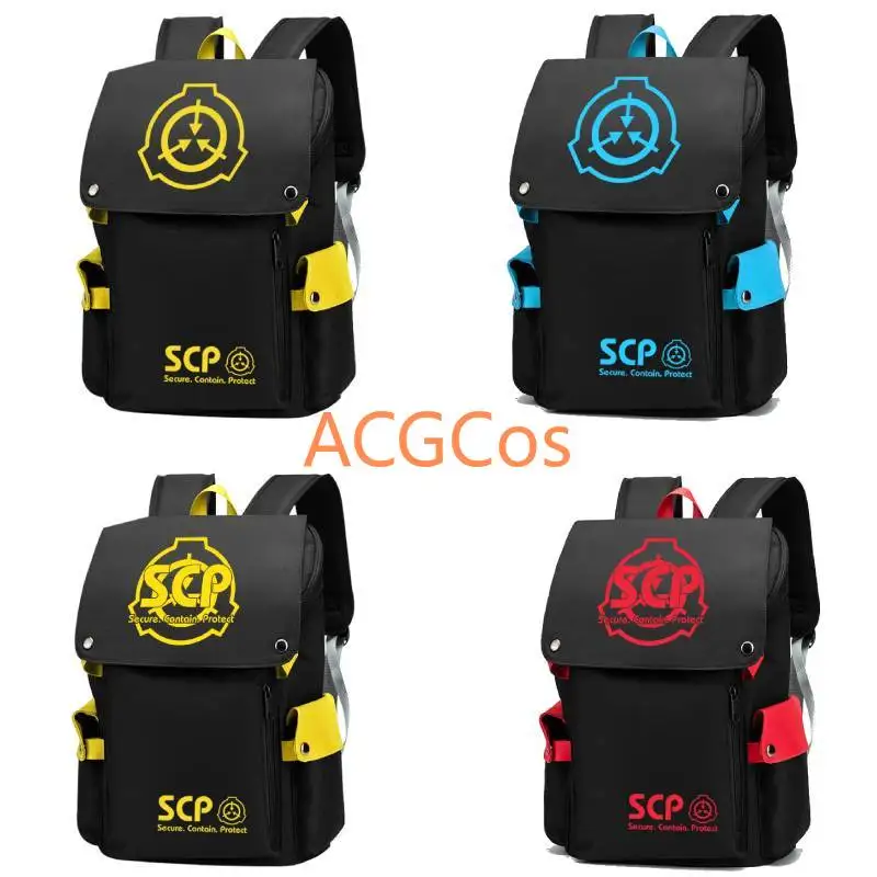 SCP рюкзак для косплея студентов школы сумка на плечо ноутбука модный путешествий