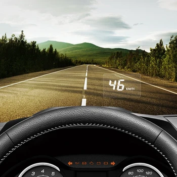 

Head-up display HUD HD OBD speed water temperature small mileage universal car display