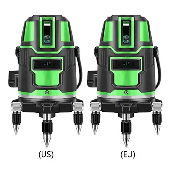 

5 Lines Self-leveling LD Green Laser Level Horizontal Vertical Instruments